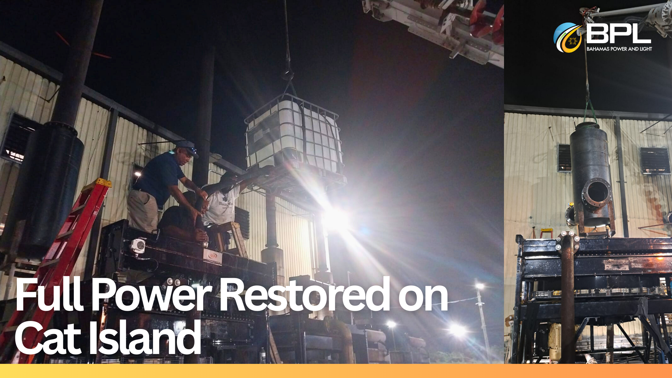 Bahamas Power and Light announces end of load shedding on Cat Island