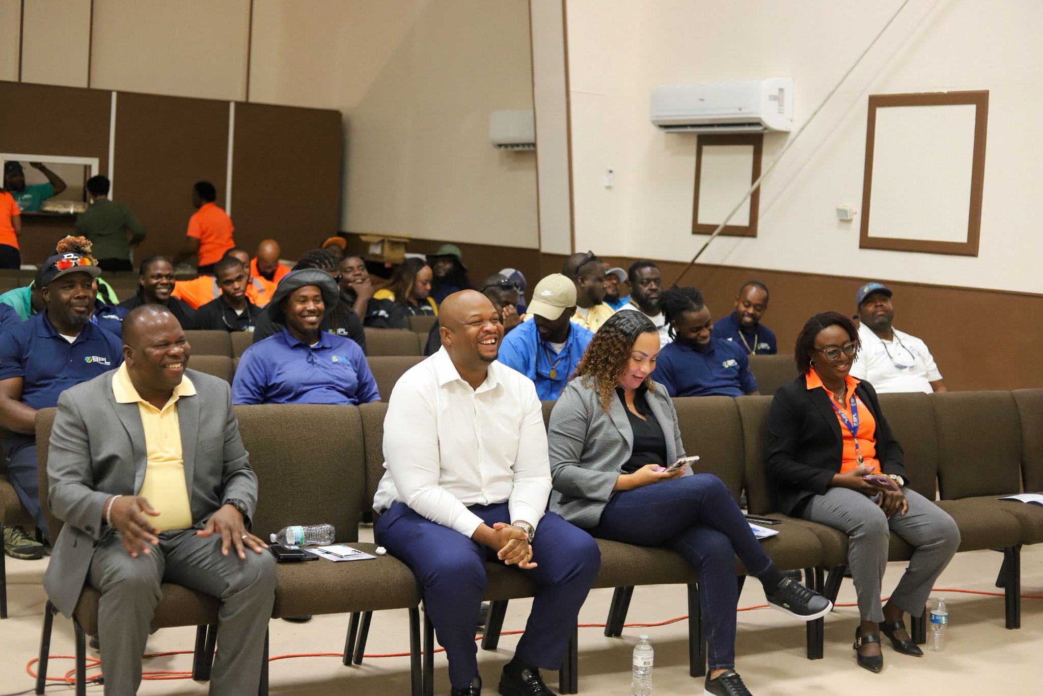 Audience at BPL Hurricane Dorian Memorial Seminar in Abaco