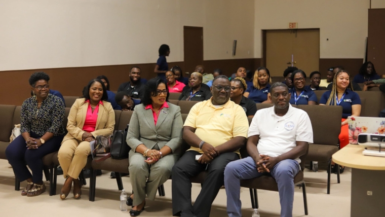 BPL staff in Abaco gathered for a Hurricane Dorian memorial seminar, focusing on healing, resilience, and wellness support for employees.