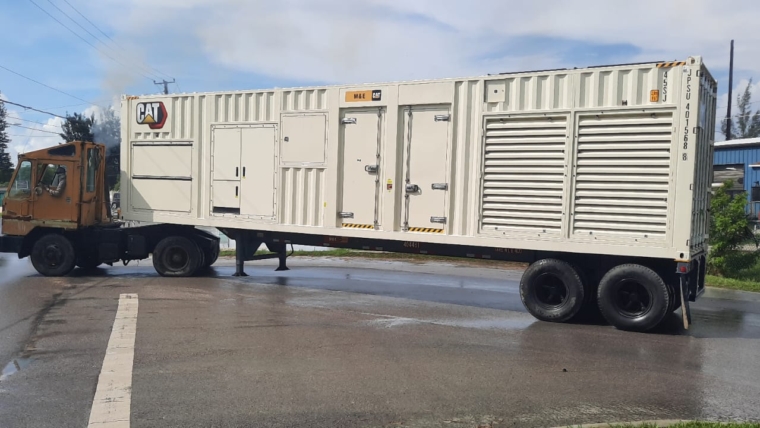 Rental Generators Arrive in Central Andros; Power Stability Expected Within 48 Hours