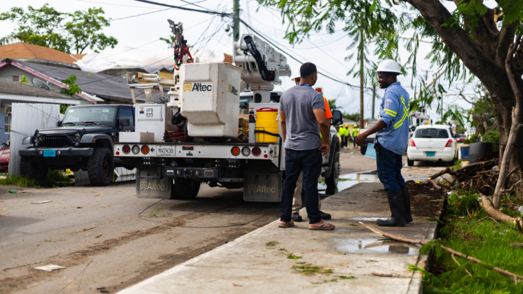 BPL Restoration Efforts Underway Following Severe Weather Impact in Eastern New Providence