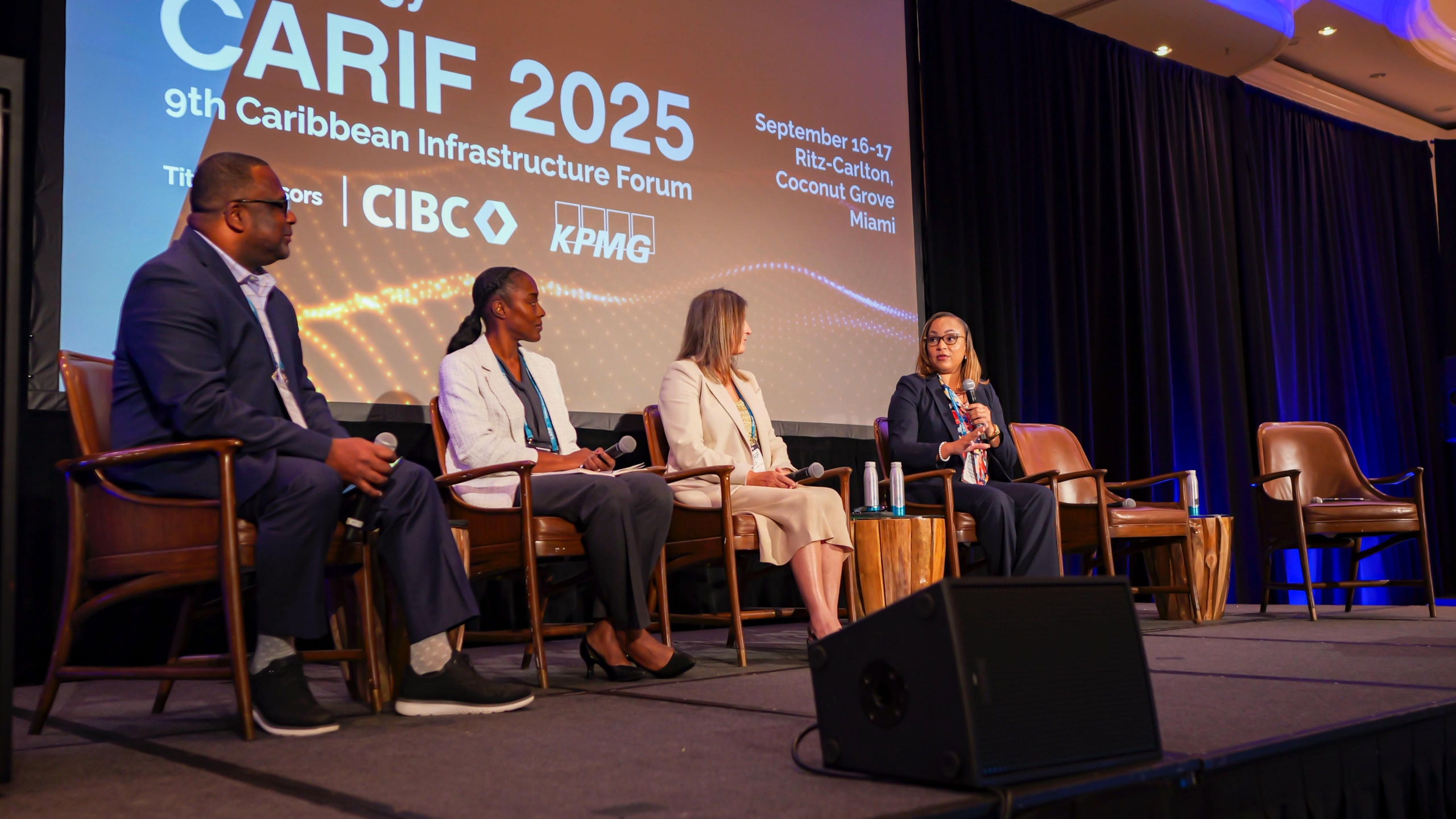 BPL CEO Toni Seymour participating on CARIF 2025 panel