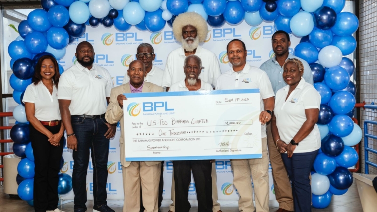 Bahamas Power and Light Donates to Us Too Men’s Cancer Support Group in Support of Prostate Cancer Awareness
