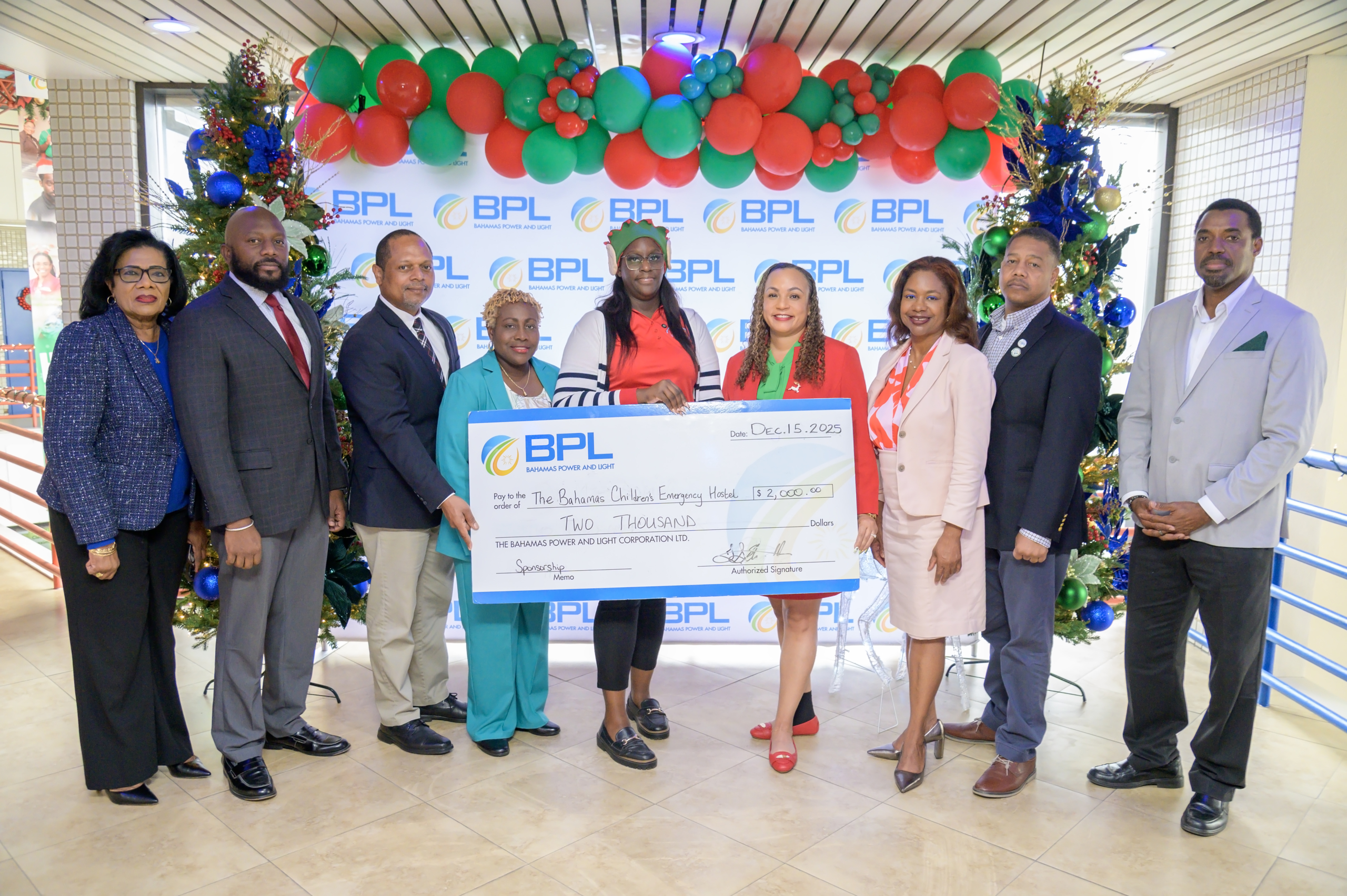 Bahamas Children's Emergency Hostel donation